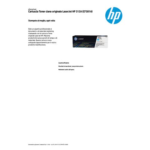 Toner 312A HP ciano  CF381A